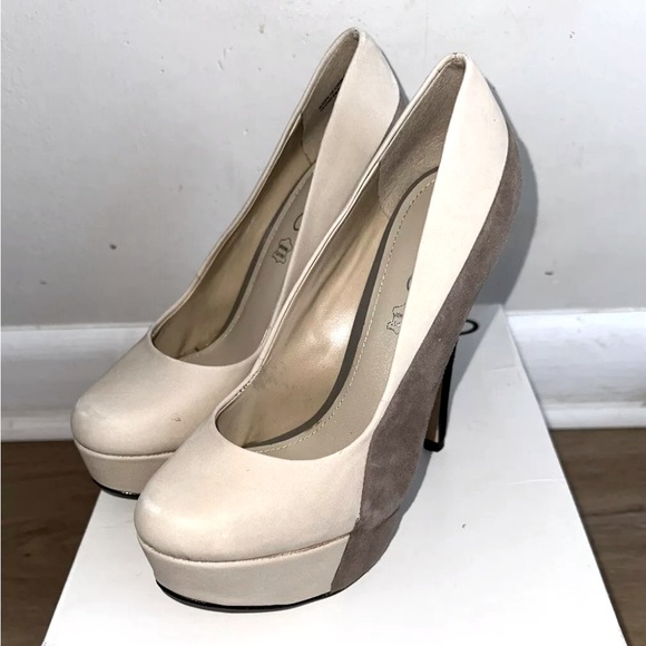 Brand New Aldo Kovac Platform Stiletto Almond toe High Heels - Picture 1 of 7